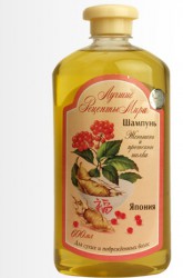 Шампунь Лучшие рецепты мира Япония женьшень и протеины шелка для сухих и поврежденных волос 600 мл