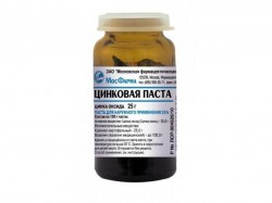 Цинковая паста, паста д/наружн. прим. 25% 25 г №1