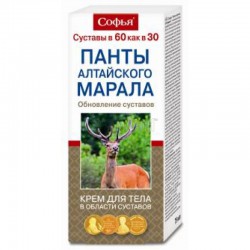 Крем для тела 60 плюс панты марала обновление суставов 75 мл
