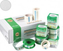 Лейкопластырь фиксирующий Leiko на нетканой (целлюлозной) основе р. 1.25смх500см 12 шт.