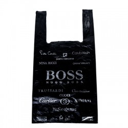 Пакет-майка 1 шт. ПНД Босс р. 28х54 черный