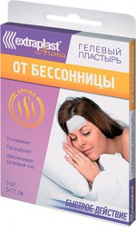 Пластырь Extraplast против бессоницы 3 шт.