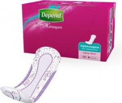 Прокладки женские Depend ультра мини 14 шт.